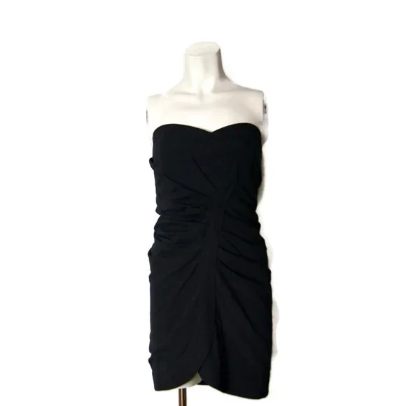 alice and olivia ruched dress ALICE + OLIVIA Ruched Cutout Maxi Dress Black NWT